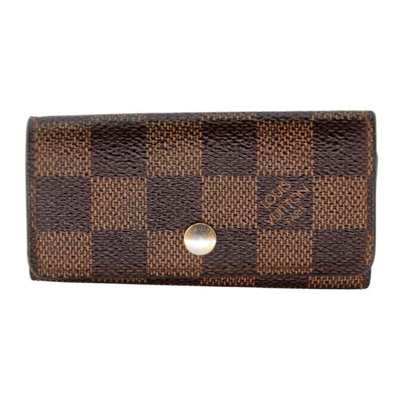 Louis Vuitton Monogram Canvas Damier 4 Key Holder Wallet LV-0813N-0007